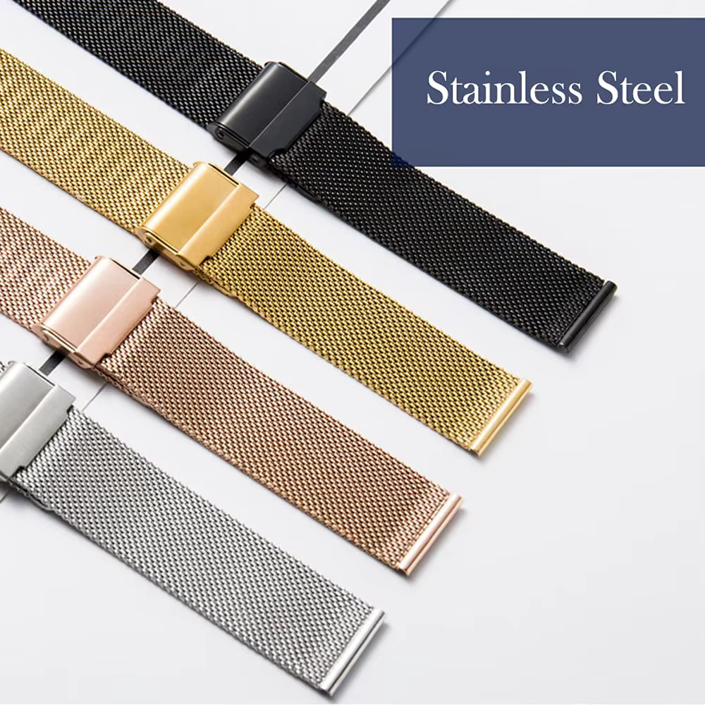 14/16/18/20/22mm Bracelet de montre milanais universel