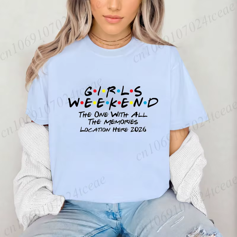 T-shirt pour filles pour le week-end
