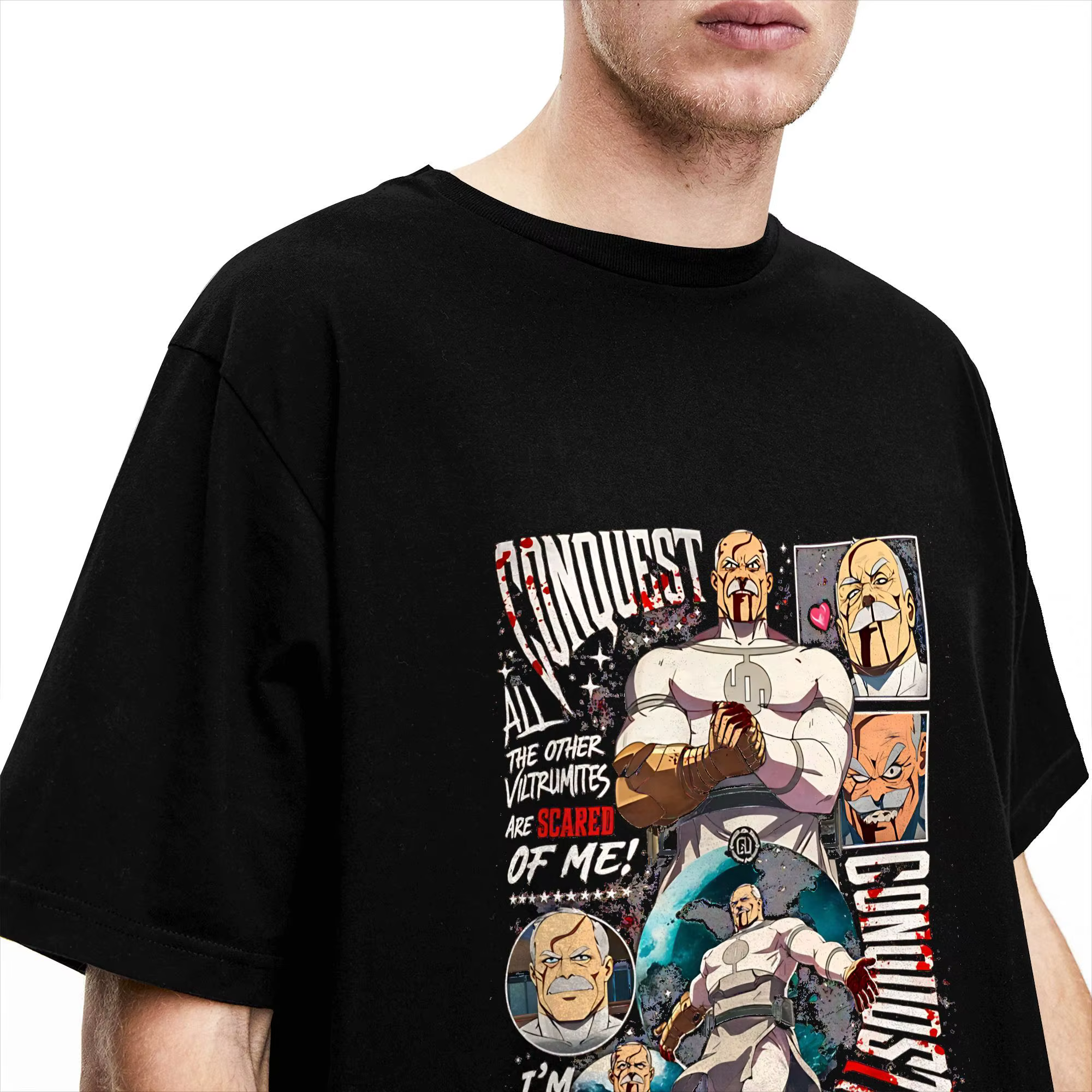 T-shirt Harajuku Conquest invincible