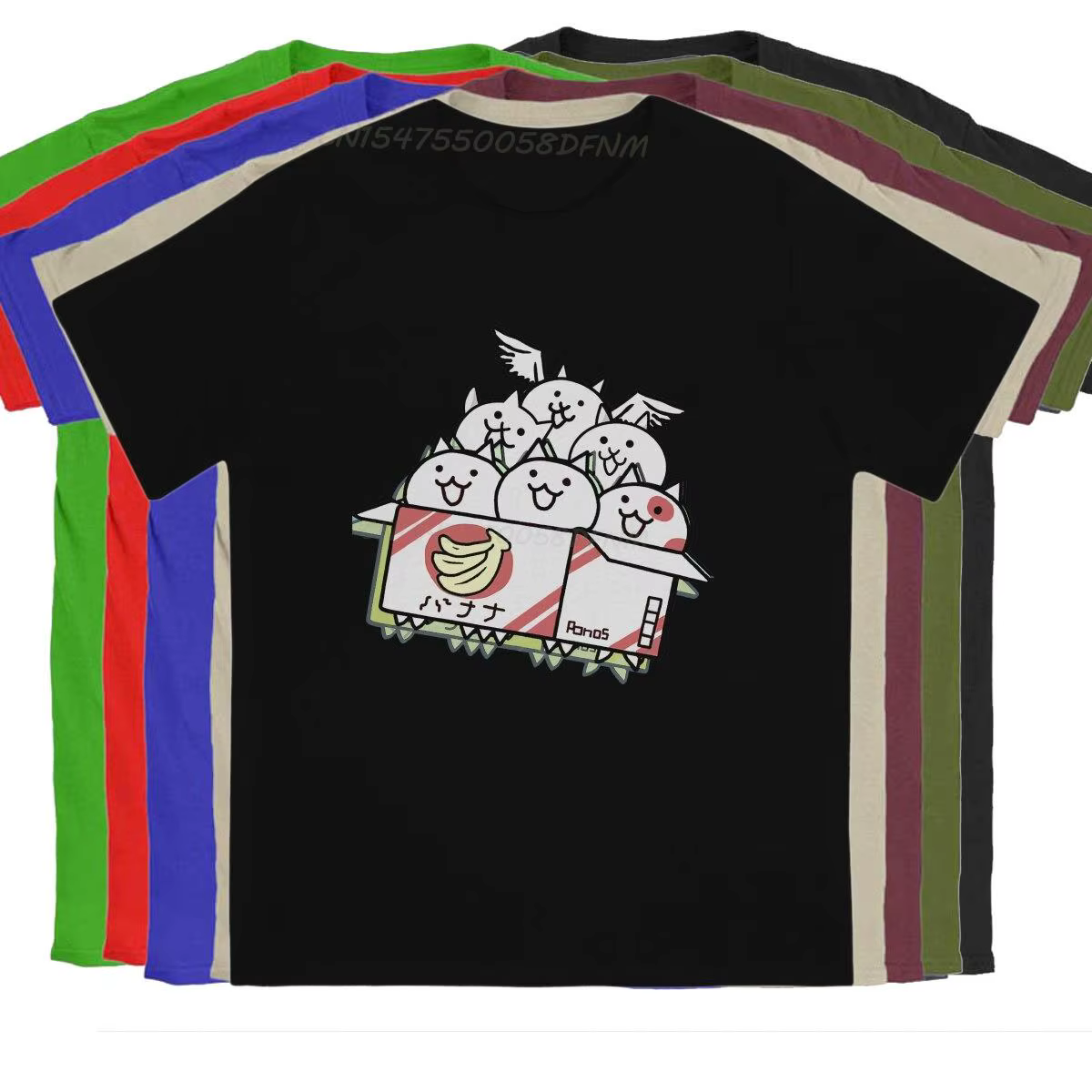 T-Shirt Classique en Coton Pur pour Homme
