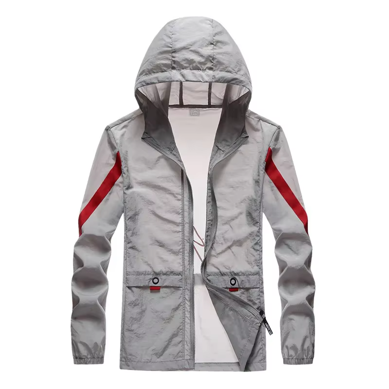 Veste à capuche pour hommes, nouveau manteau de Protection solaire, mince, respirant, décontracté, Sports de plein air, été