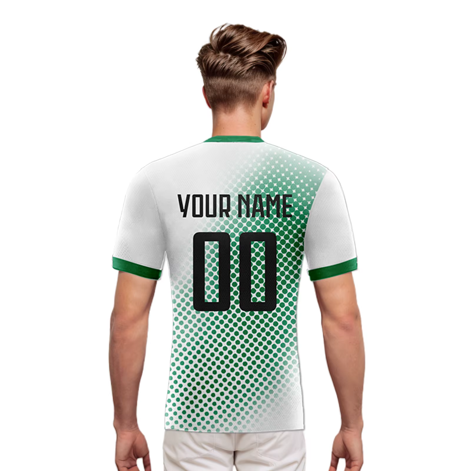 Maillot de football personnalisé du Nigeria avec nom et numéro, respirant et à séchage rapide, pour hommes, femmes et enfants