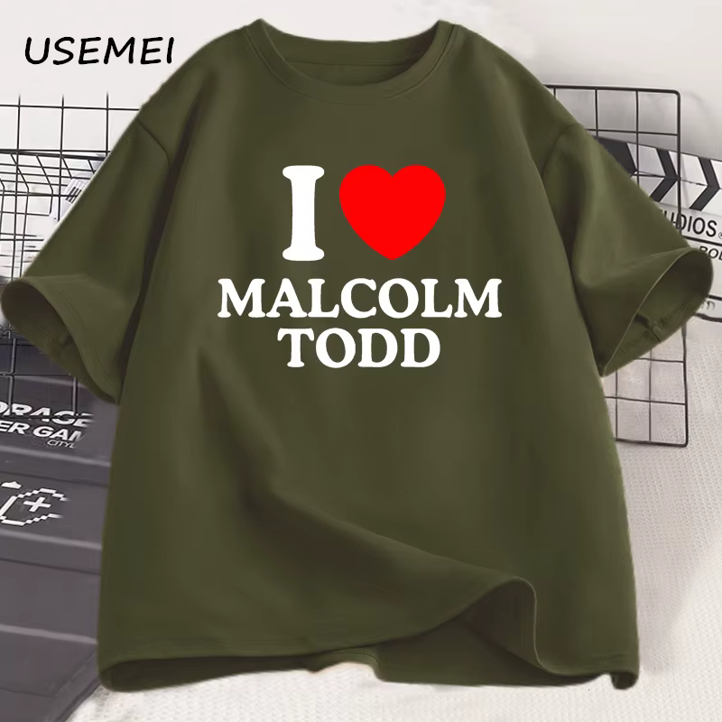 T-shirt unisexe I Love Malcolm Todd
