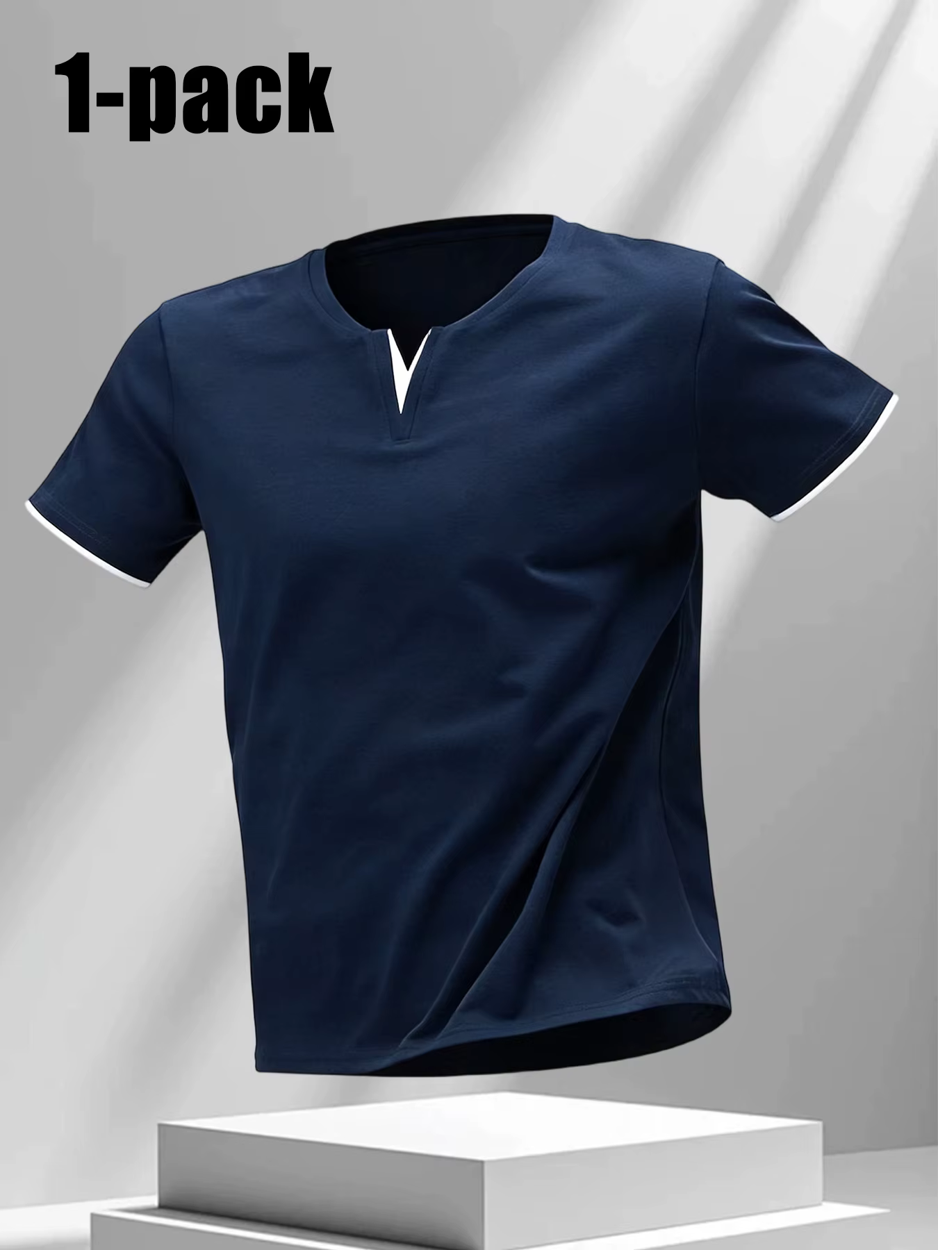 T-shirt pour homme à col en V