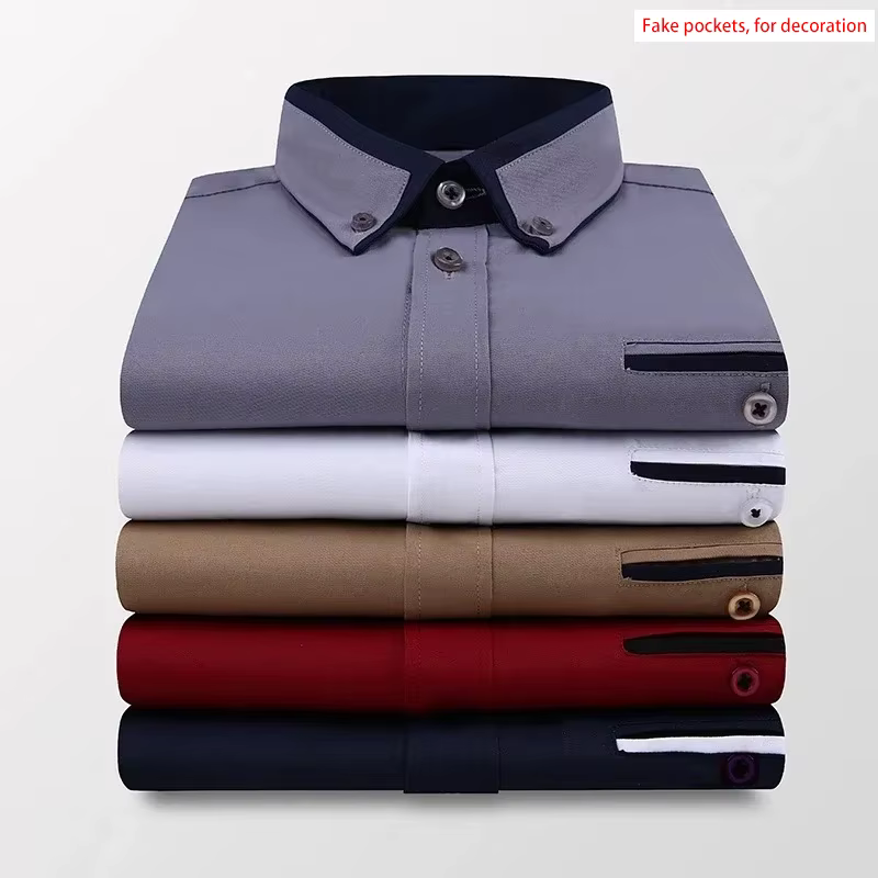 TFETTER été affaires chemise hommes manches courtes boutonné
