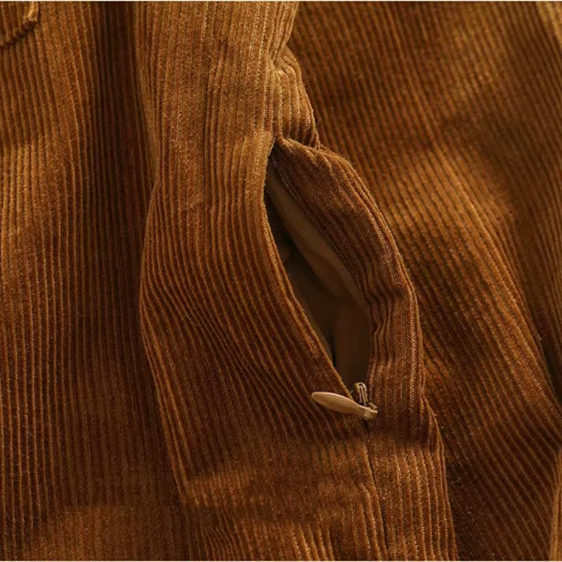 Veste Cargo Réversible en Tissu A + B pour Homme