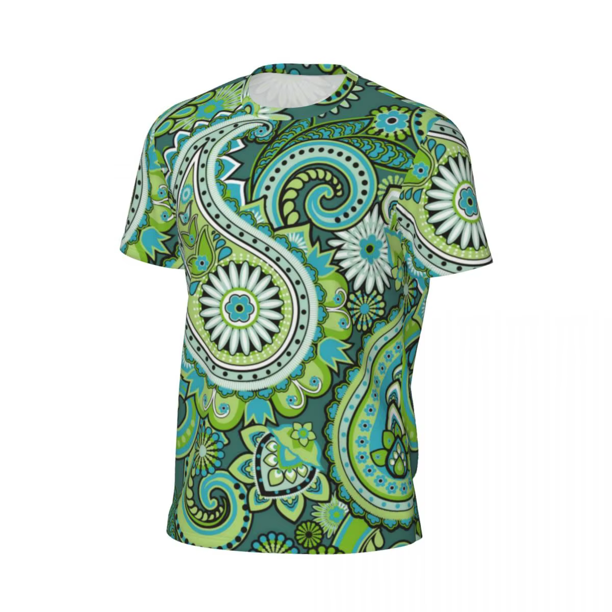 T-Shirt à imprimé cachemire pour homme