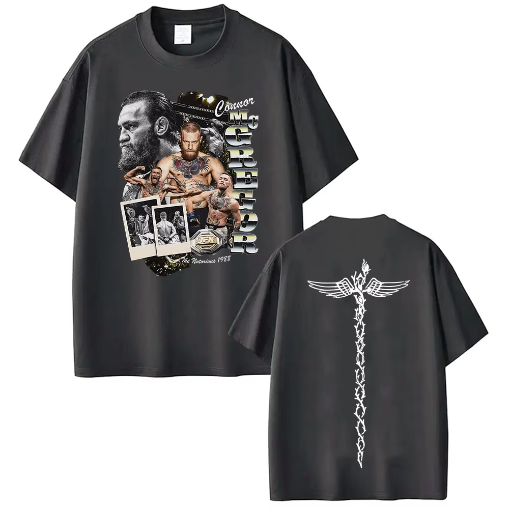Conor Mcgregor The Notorious Vintage Graphic T-shirt pour hommes et femmes