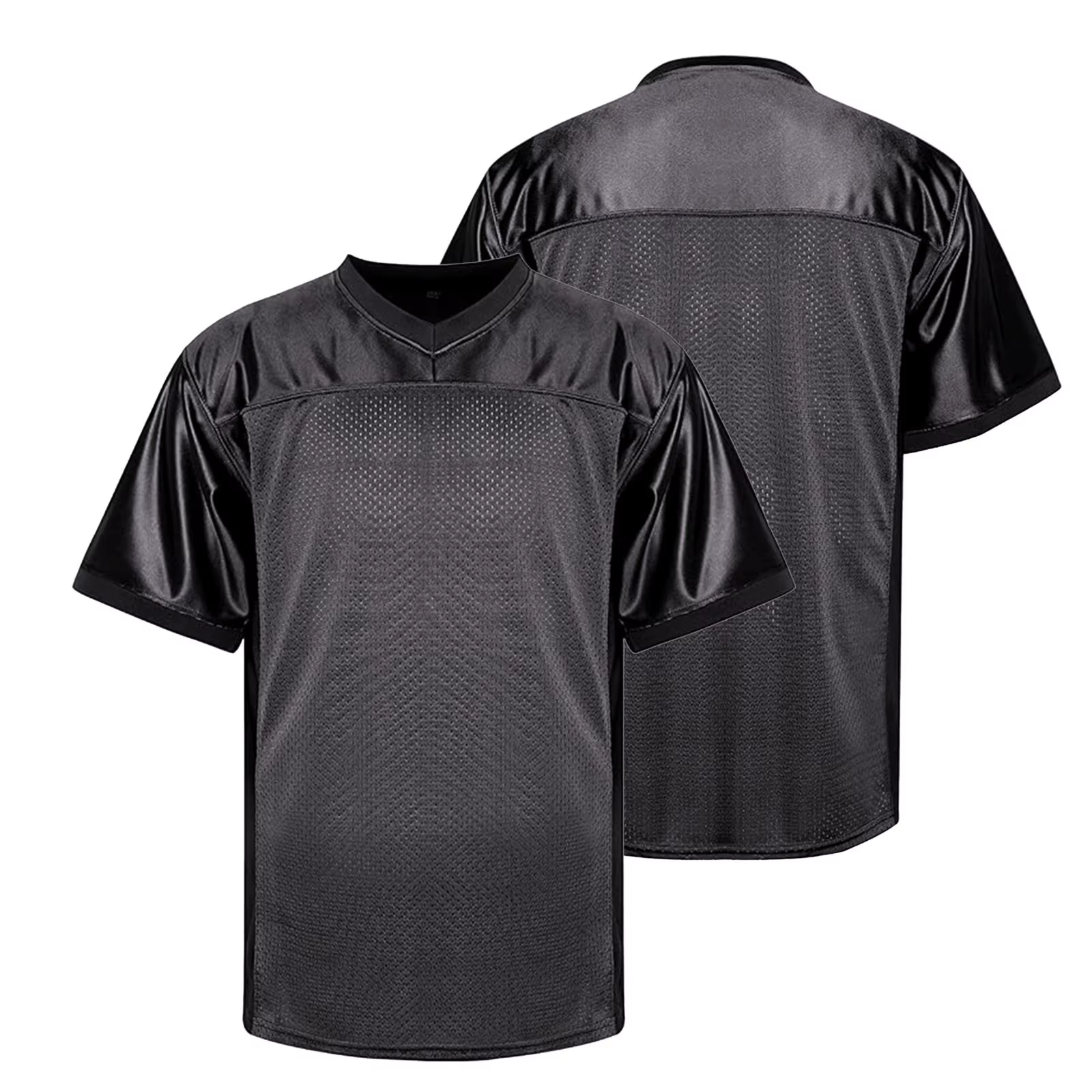 Hommes mode Simple sport t-shirt Hip Hop fête blanc Football haut taille haute t-shirts