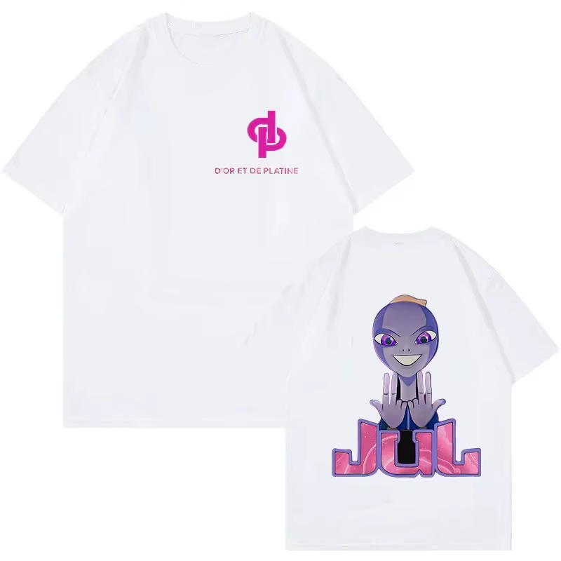 Nouveau T-shirt graphique vintage Rapper Jul pour hommes et femmes