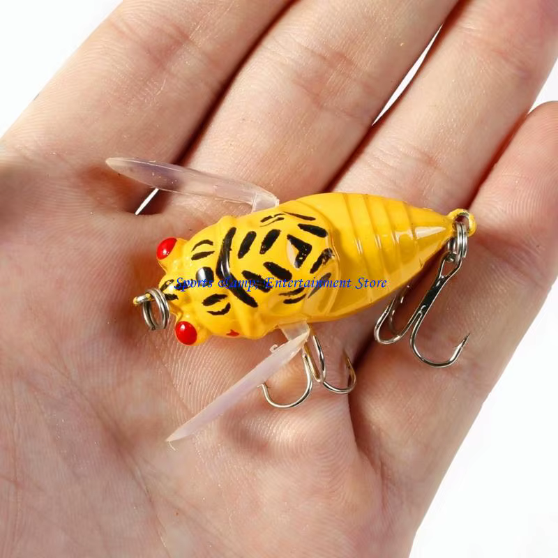 Leurres pêche aux cigales G7NF pour une action efficace pour attirer diverses espèces poissons