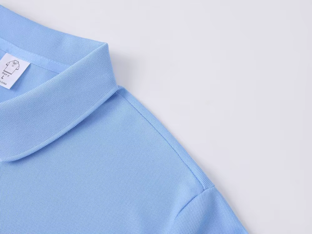 Polo décontracté haut de gamme avec impression numérique personnalisée pour grandes tailles