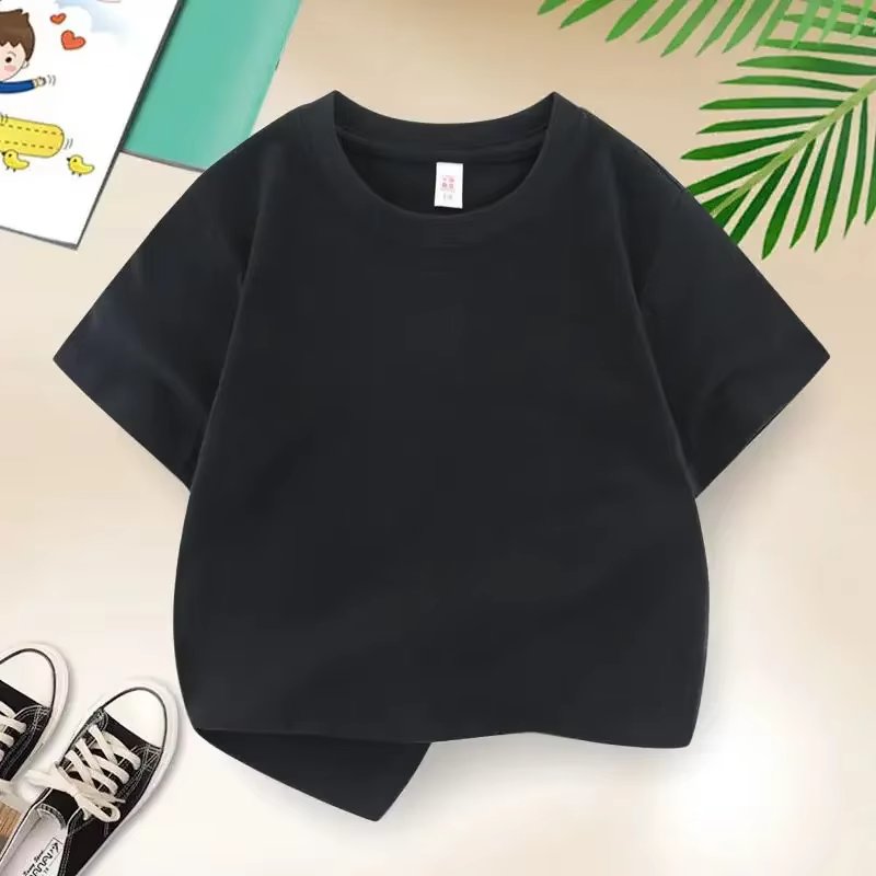 T-shirt pour enfants, haut d'été en coton