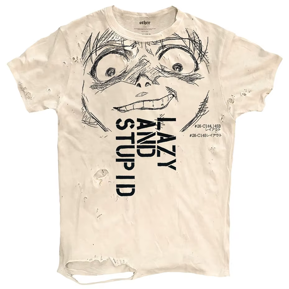 T-shirts graphiques déchirés hommes T-shirt Vintage été décontracté