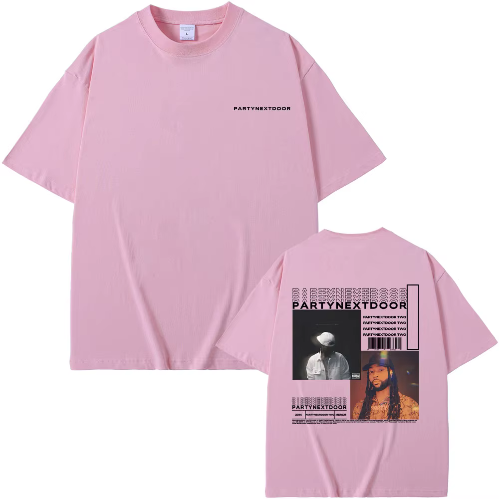 T-shirt imprimé double face pour hommes
