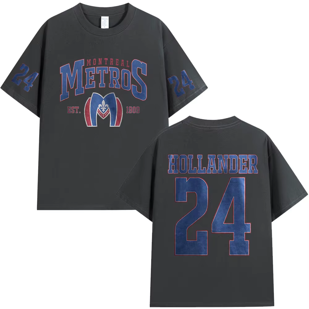 T-shirt Heated Rivalry Shane Hollander 24 Montreal Metros pour hommes et femmes