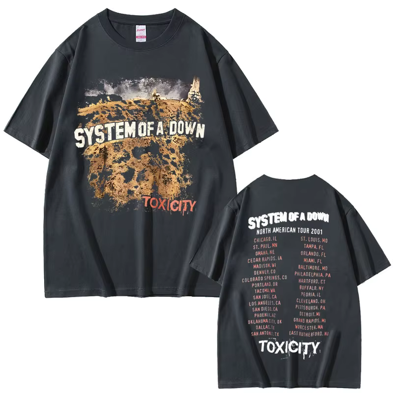 T-shirt Punk Rock pour hommes et femmes