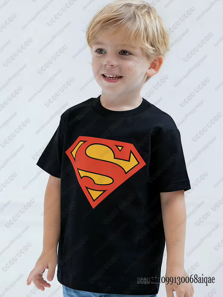 T-shirts imprimés avec personnage Batman de DC Comic pour enfants