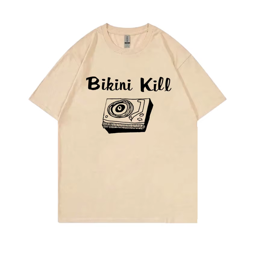 Bikini Kill Leave The World Behind T-shirt Punk Rock pour femme