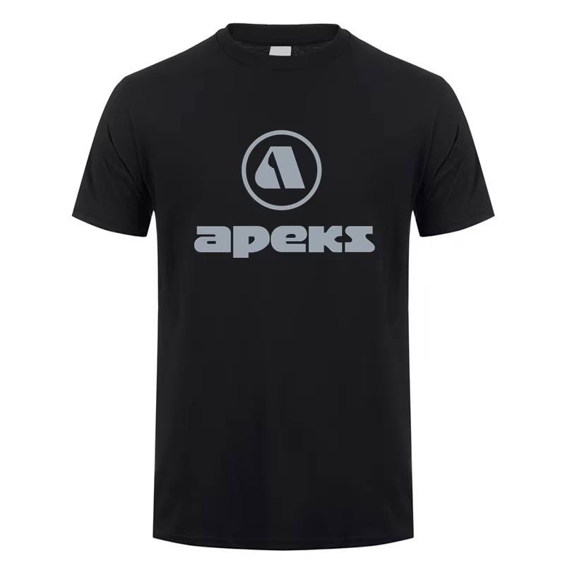 Apeks t-shirt hommes femmes coton Cool T-shirts col rond Streetwear homme vêtements surdimensionné hauts LH-639