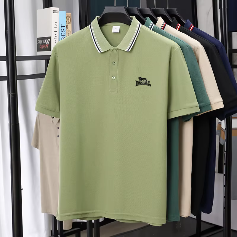 Polo brodé pour homme EUR