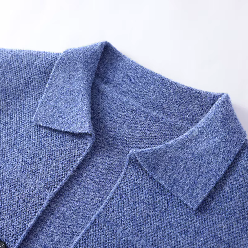 Cardigan Triblockchain en Laine Mérinos pour Homme