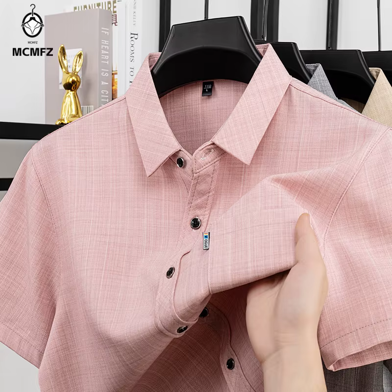 Chemise d'été à manches courtes pour hommes