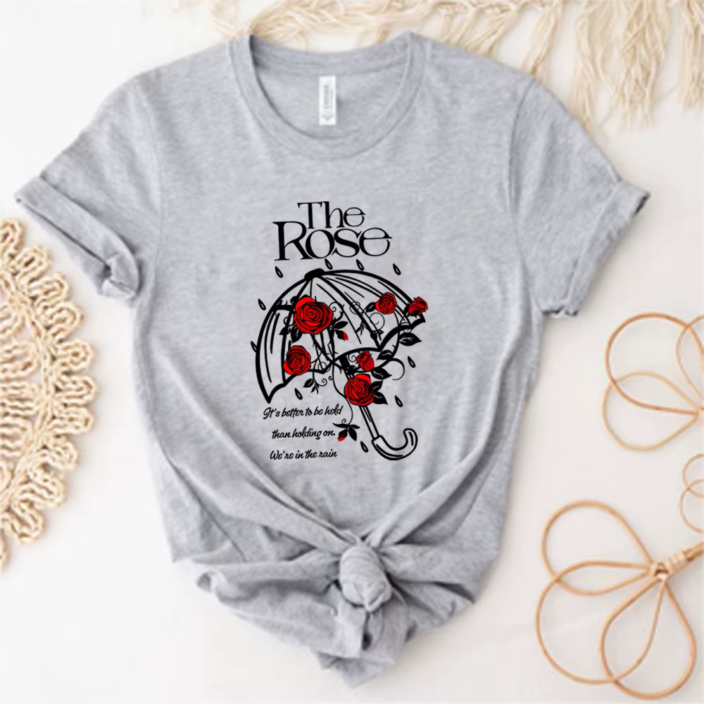 Elle est dans la pluie t-shirt la Rose Kpop chemises Dawn To Dusk Tour t-shirts