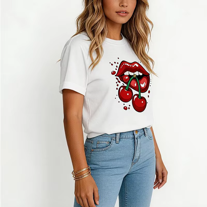T-shirt tendance et créatif pour femmes