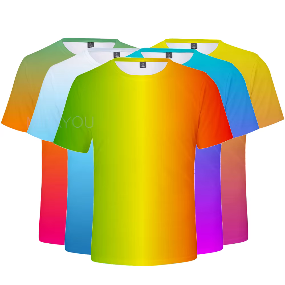 Néon T-Shirt hommes/femmes été vert