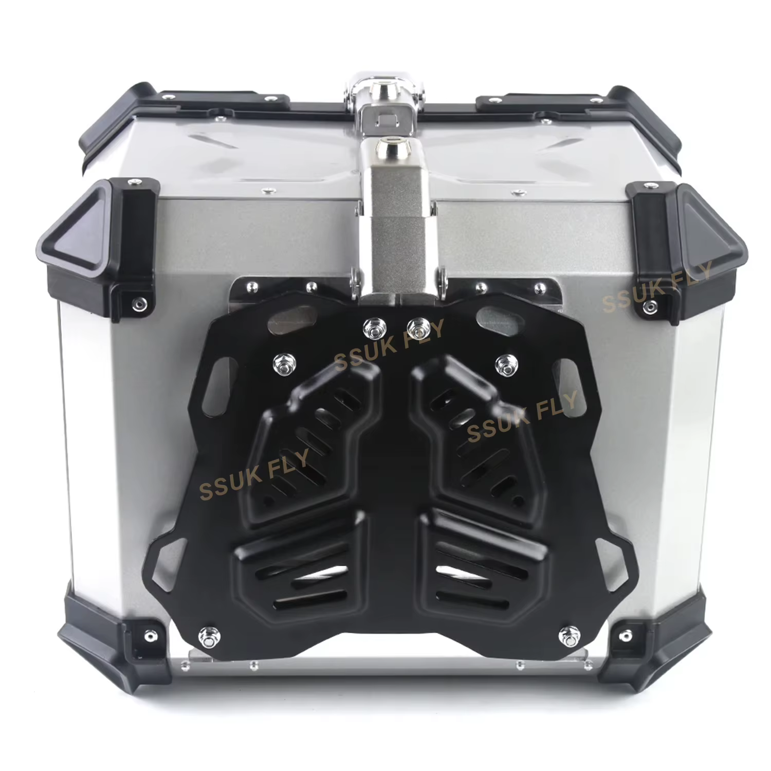 Outil de boîtier supérieur de queue de moto, étui à bagages arrière, plaque de base de coffre de casque, crochet à dégagement rapide, accessoires de montage à vis, 28L-100L