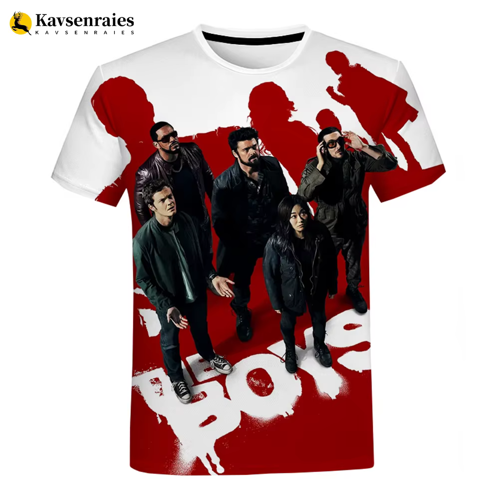 T-shirt imprimé en 3D pour hommes et femmes