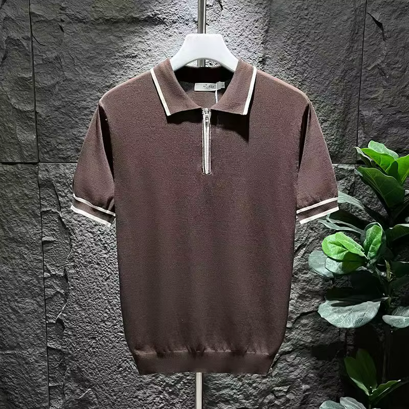 Polo de Luxe à Manches Courtes pour Homme
