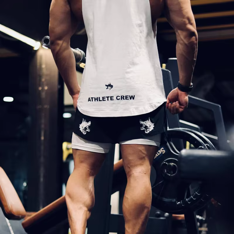 Débardeurs de fitness pour hommes à séchage rapide