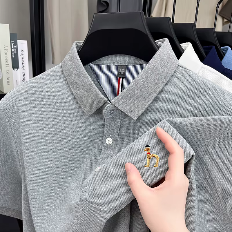 Polo à manches courtes pour hommes