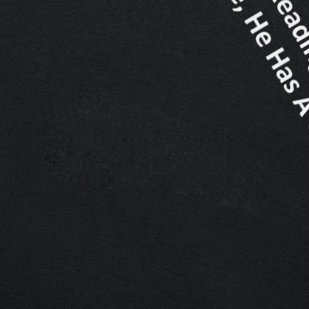 T-shirt unisexe en coton doux, cadeau de petit ami de couple, si vous lisez ceci, vous êtes trop proche, il a une petite amie, Y-100%