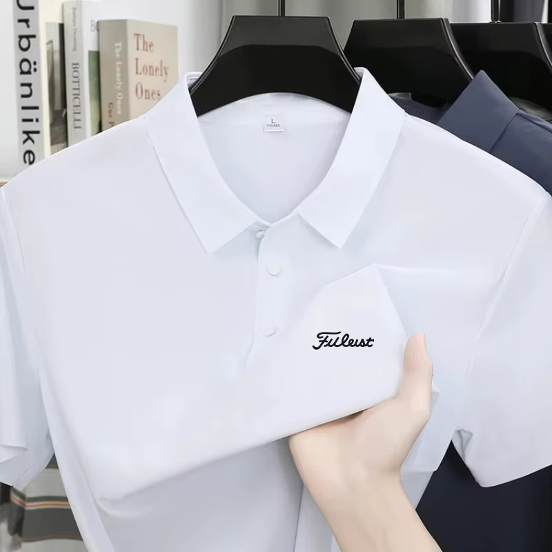 Polo classique en coton imprimé