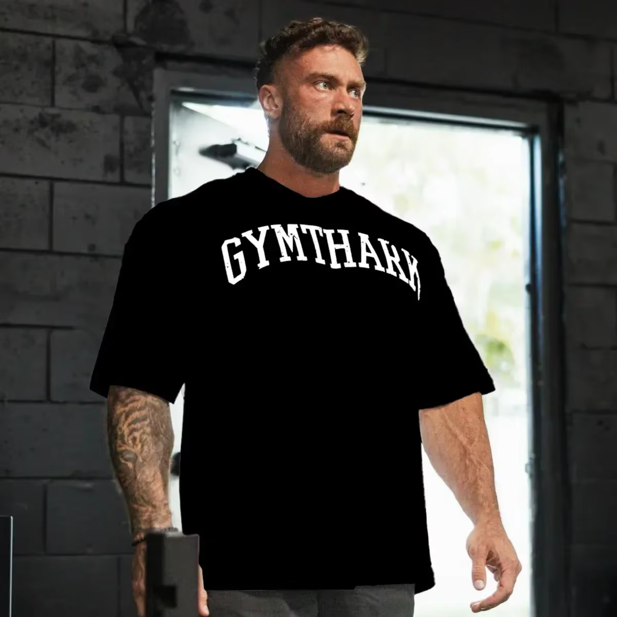 2025 nouveau CBUM 6PEAT chemise surdimensionné noir T-Shirt DTG impression hommes femmes taille américaine musculation gymnase haut
