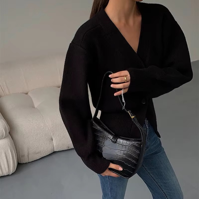 Cardigans à Manches Lanternes pour Femme