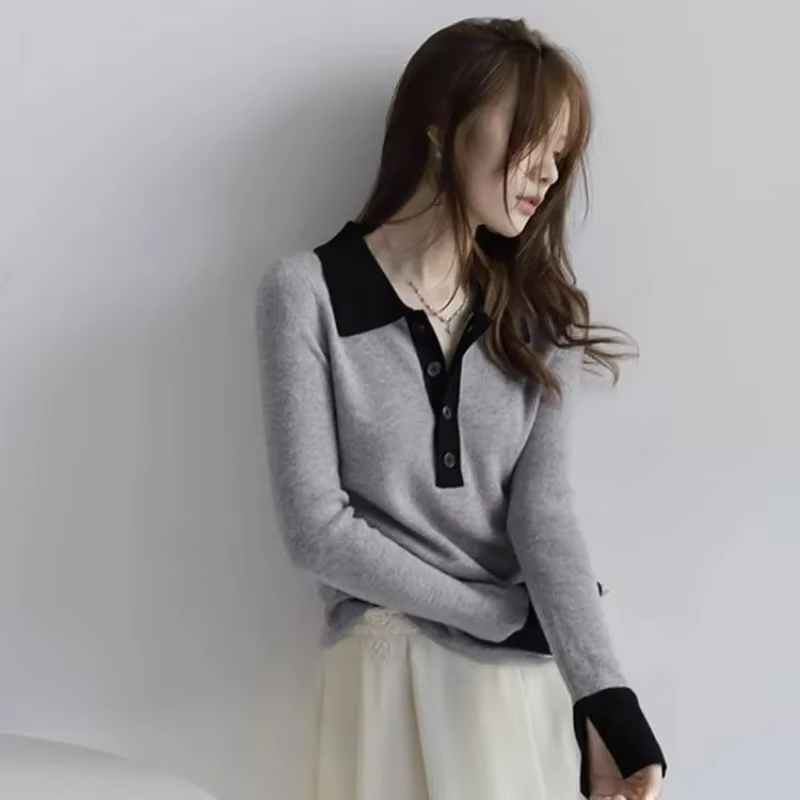 T-shirt à col polo pour femme