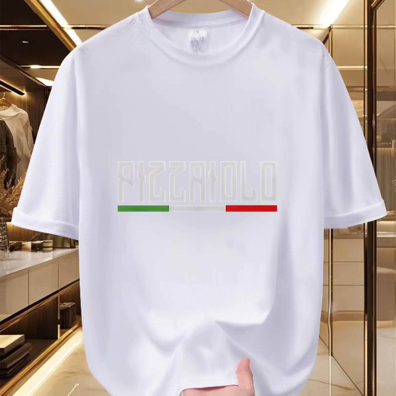 T-shirt graphique Pizzaiolo italien