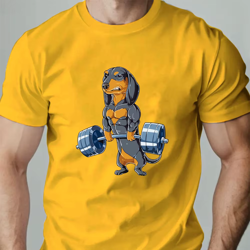 T-Shirt de sport 100% coton pour hommes