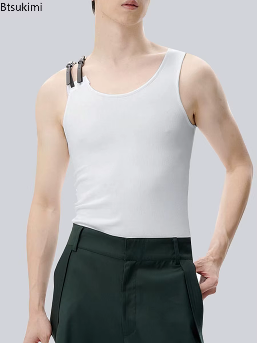Débardeurs en coton sexy pour hommes