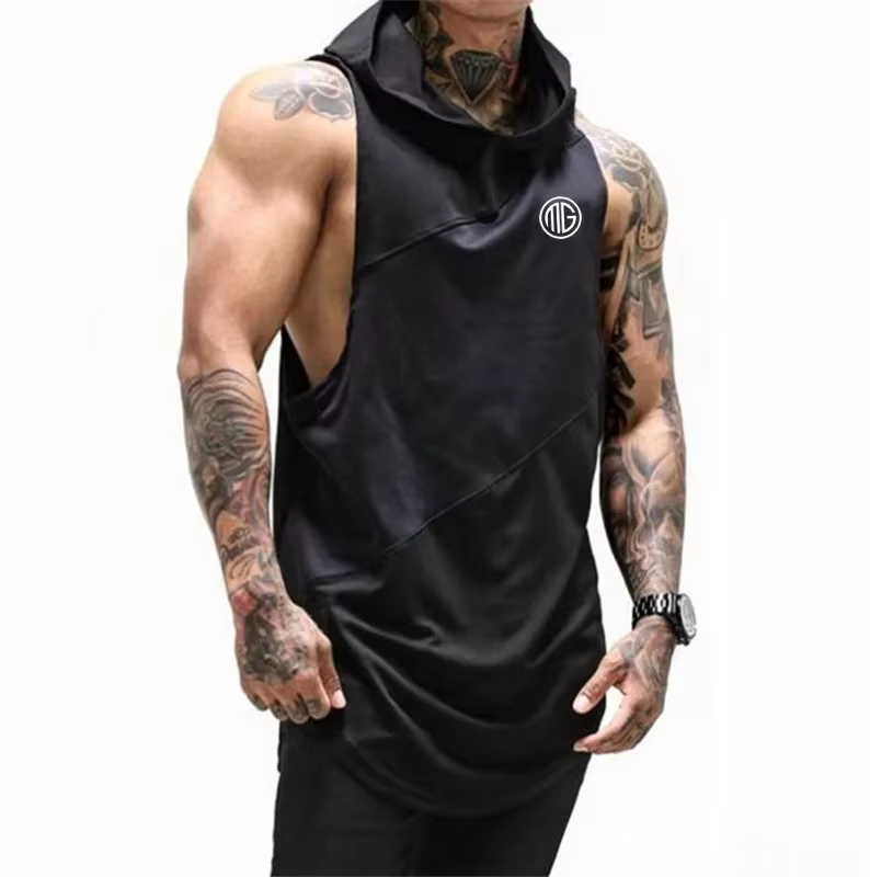 Haut à capuche de musculation Stringer pour hommes