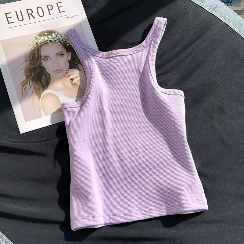 2025 Débardeur femme Sexy court été