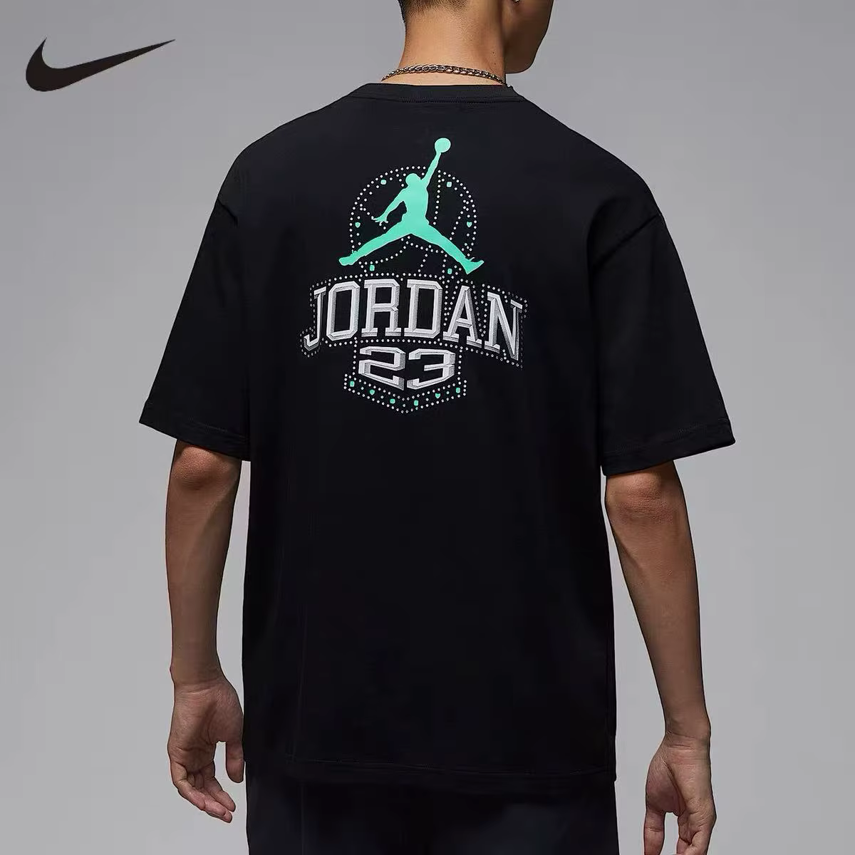 Nike Jordan T-shirt à col rond pour hommes