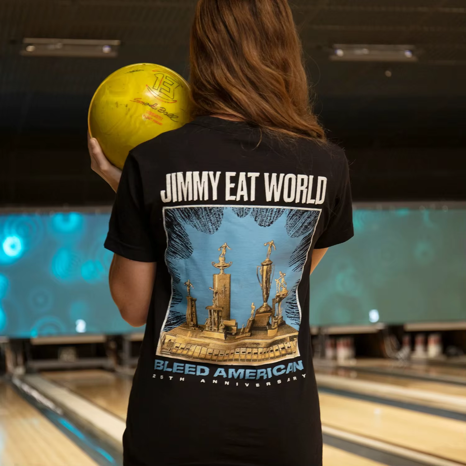 2026 ‌ T-shirt imprimé avec motif de groupe Jimmy Eat World