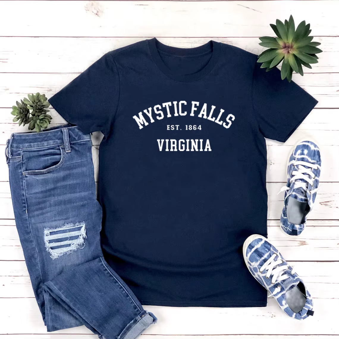 2025 mystique chutes Virginia Est.1864 T-Shirt Salvatore