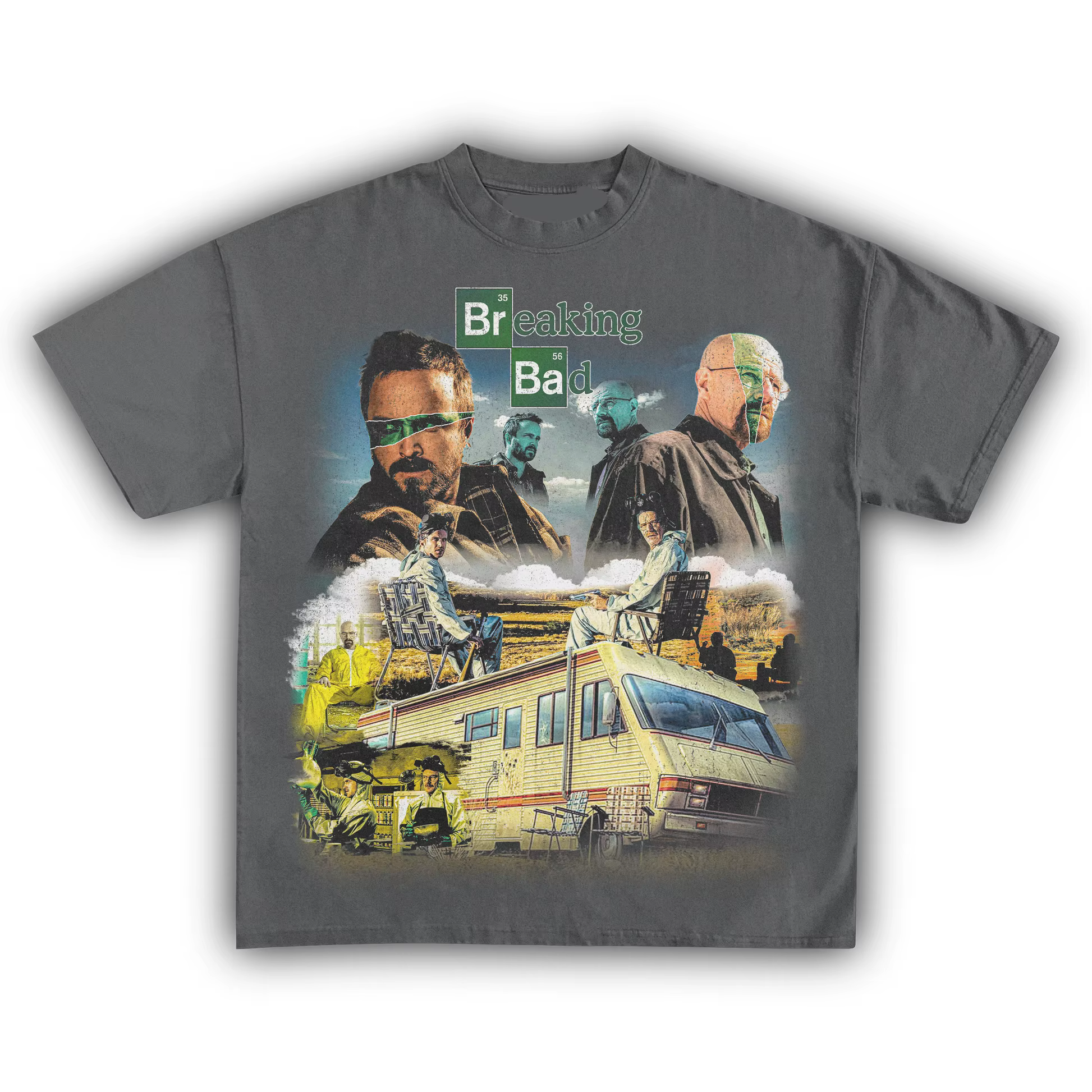 T-shirt rétro Breaking Bad Walter White Jesse Pinkman pour hommes et femmes