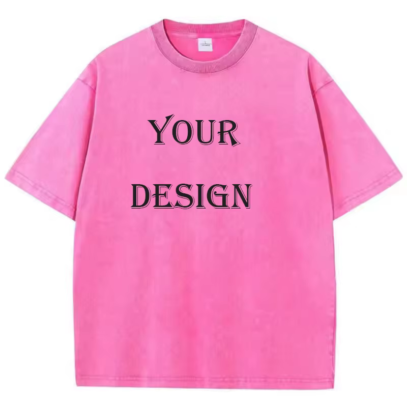 T-shirt unisexe en coton lavé
